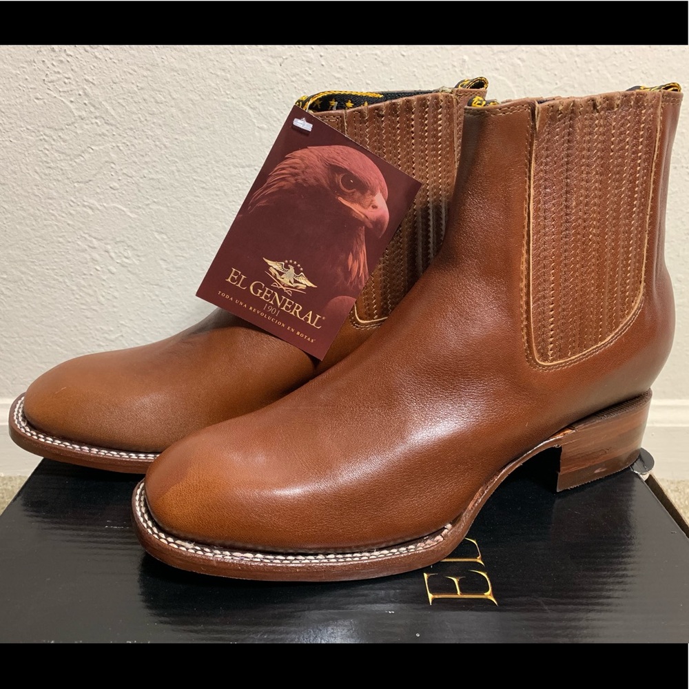 Leather Boots Made in Mexico! Black or Brown!